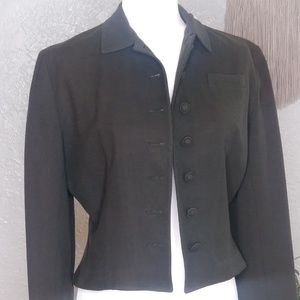 Vintage Dark Olive Green Jacket